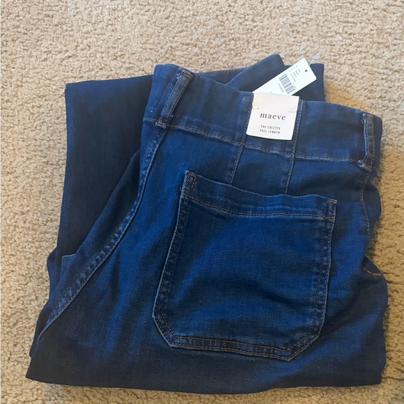 Anthropologie Collette Full Length Wide Leg Jeans by Maeve - Picture 5 of 7